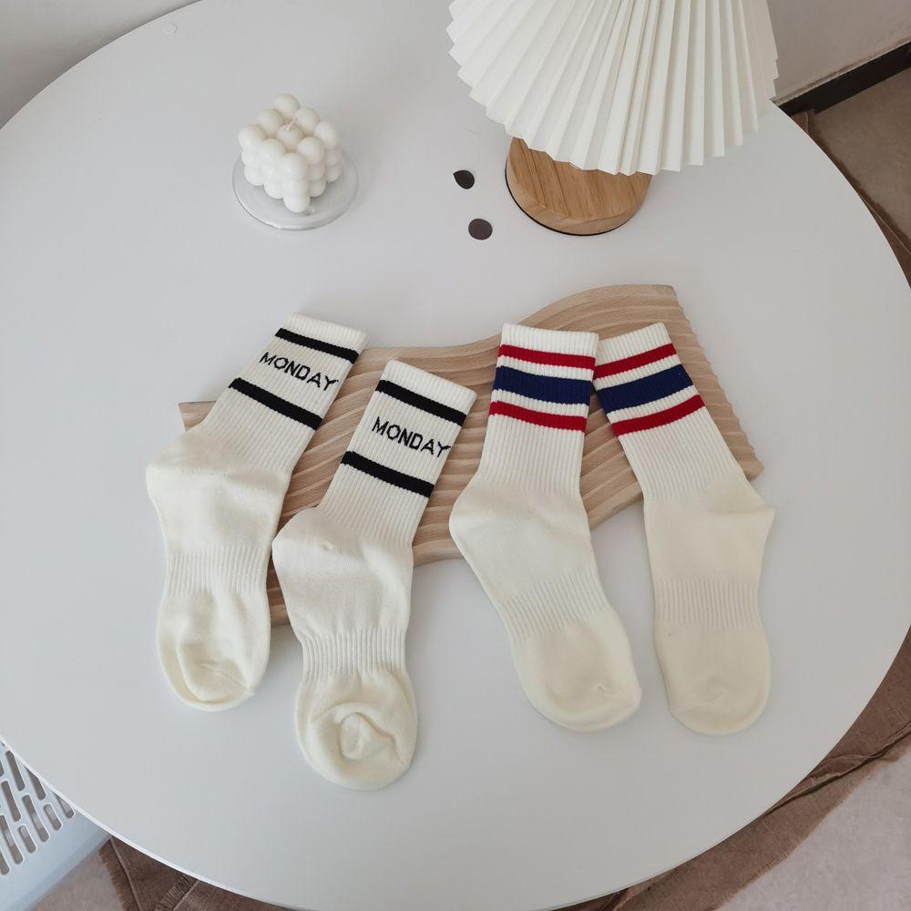 Vớ Kẻ Sọc Thoáng Khí Thoải Mái Phong Cách Harajuku Cho Cặp Đôi