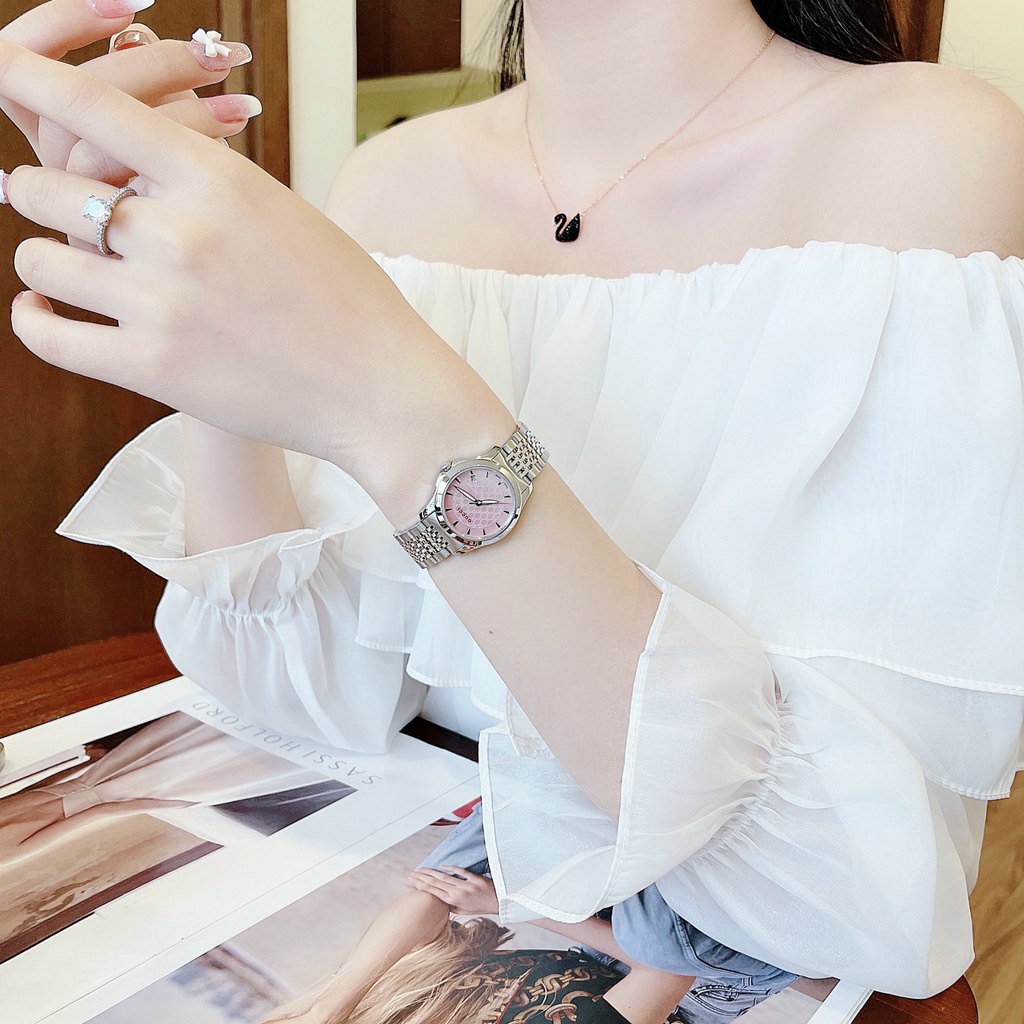 Đồng hồ nữ chính hãng Gucci G-Timeless - Máy Quartz pin Thụy Sĩ - Kính Sapphire