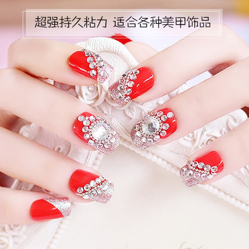 Gel đính đá, hộp 8ml keo dán móng siêu chắc, nhanh khô tiện dụng, phụ kiện nail salon