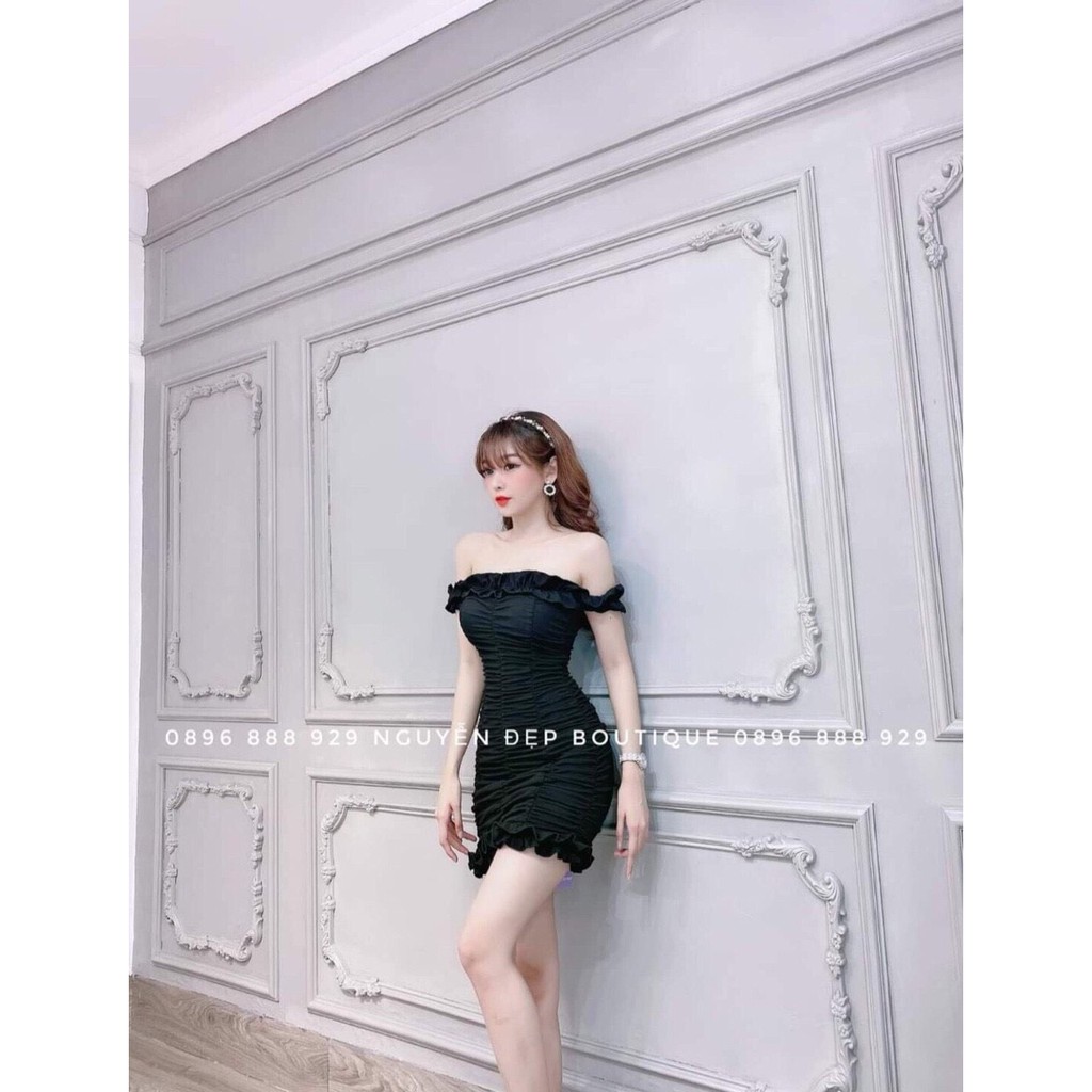 ĐẦM BODY TRỄ VAI NHÚN ( CÓ MÚT NGỰC ) THỜI TRANG NỮ VALKYRIE TVN65 | BigBuy360 - bigbuy360.vn