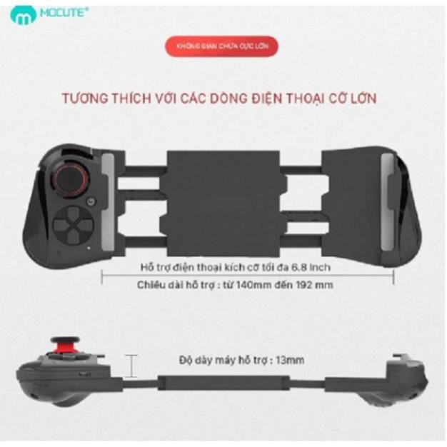 Mua ngay Tay Cầm Chơi Game Bluetooth MOCUTE 058 Hỗ Trợ Chơi Game PUBG,Liên Quân Mobile [Freeship 10k]