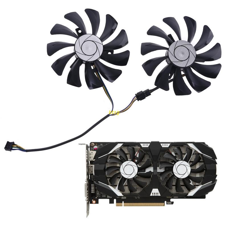 1 cặp quạt tản nhiệt 85mm HA9010H12F-Z 4Pin thay thế cho MSI GTX 1060 OC 6G GTX 960 P106-100 P106 GTX1060 GTX960 GTX960