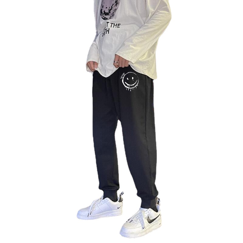 Quần thể thao ống rộng thoải mái phong cách Hàn trẻ trung dành cho nam với size M-5XL