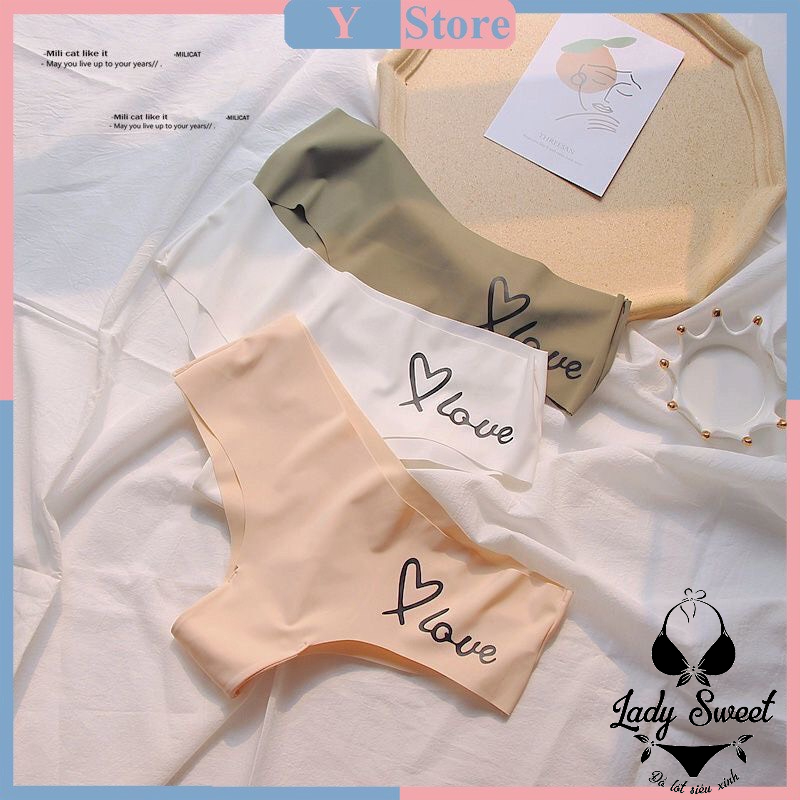 Quần lót đúc su sexy cạp chữ love 1089