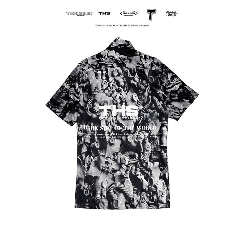 [TeeHolic] Áo Sơ Mi Unisex In Hình Mặt Nạ THS