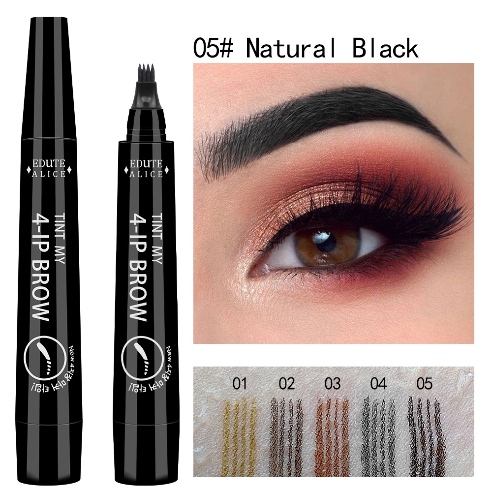 [Hàng mới về] Bút chì kẻ lông mày Edute Alice 5 màu nâu đen tự nhiên chống nước lâu trôi
