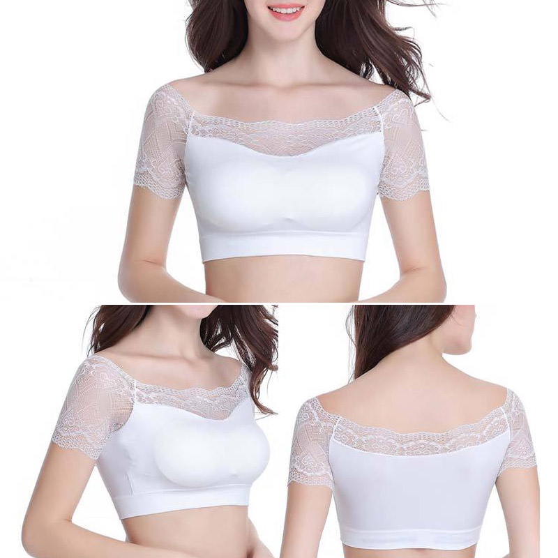 Áo Lót Ren Ống Màu Trơn Không Dây Thời Trang Cho Nữ