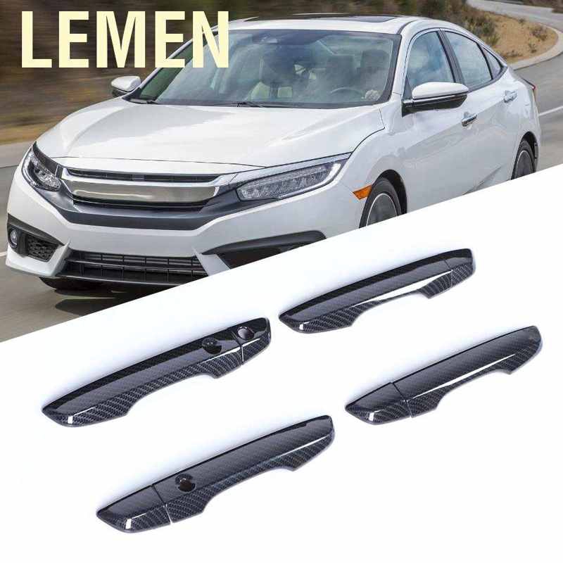 Bộ 8 ốp tay nắm cửa xe ô tô Honda Civic 10th 16 19