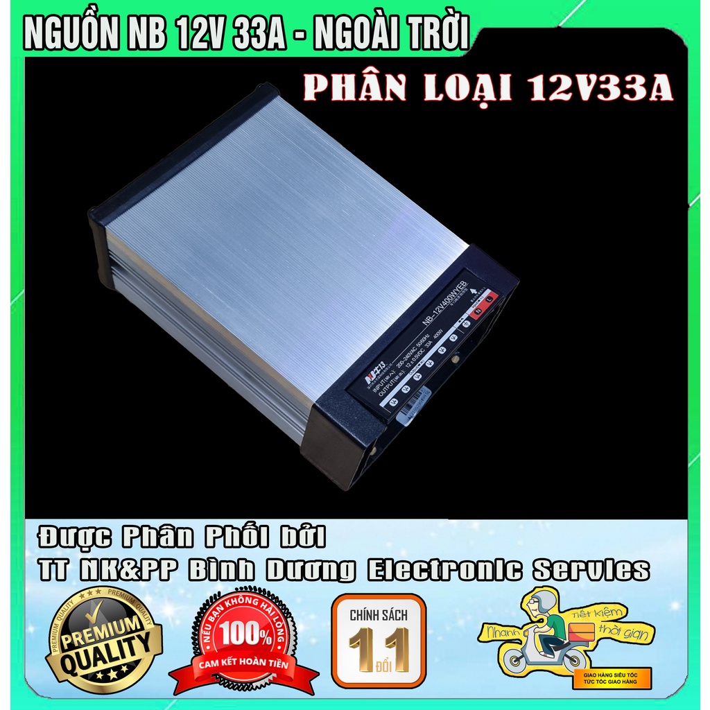 Nguồn tổ ong 12V 50A 12V 40A 12V 33A NB có tính năng Chống nước khi để ngoài trời hàng cũ Hình thức 95%