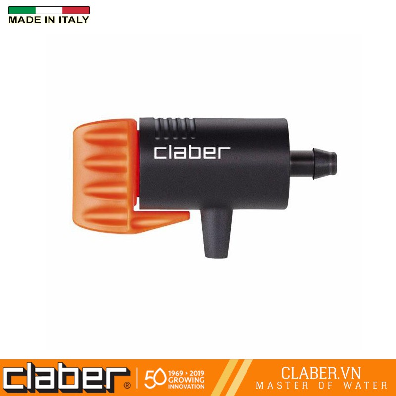 Đầu Tưới Nhỏ Giọt Điều Chỉnh 0-6L/h (bịch 10 cái)- Claber 91209 - Italy