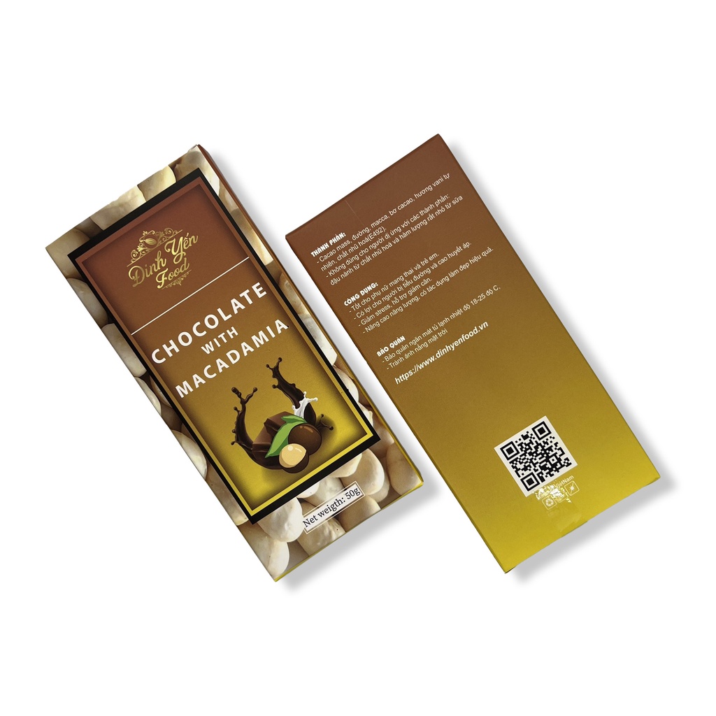 Socola Mix Macca DinhYen 50g đồ ăn vặt siêu ngon giá rẻ