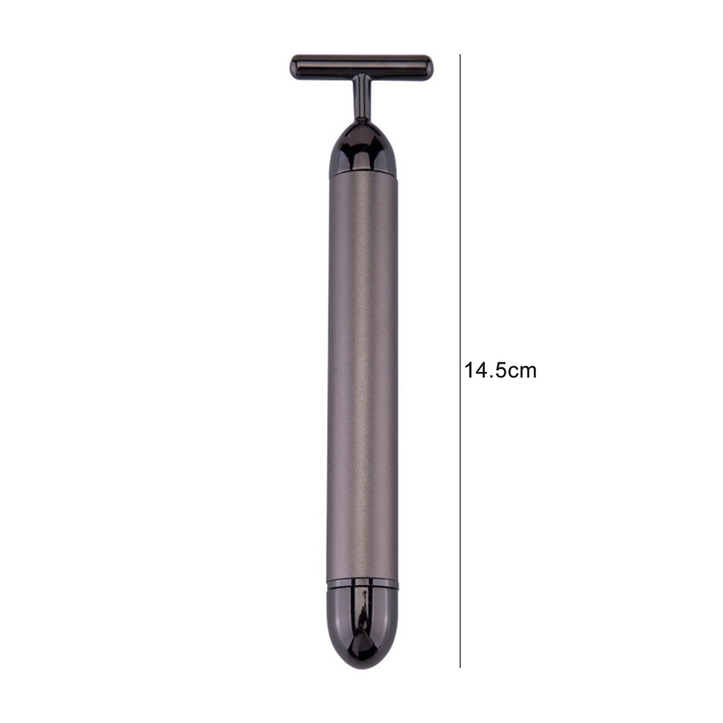 Cây Lăn Massage Mặt Tần Số Rung Mạnh Bằng Hợp Kim Kẽm Hình Chữ T Đa Năng Cho Nữ