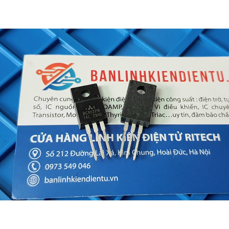 [Combo 2 con] BCR12PM-14L BCR12PM Triac 12A 700V TO-220