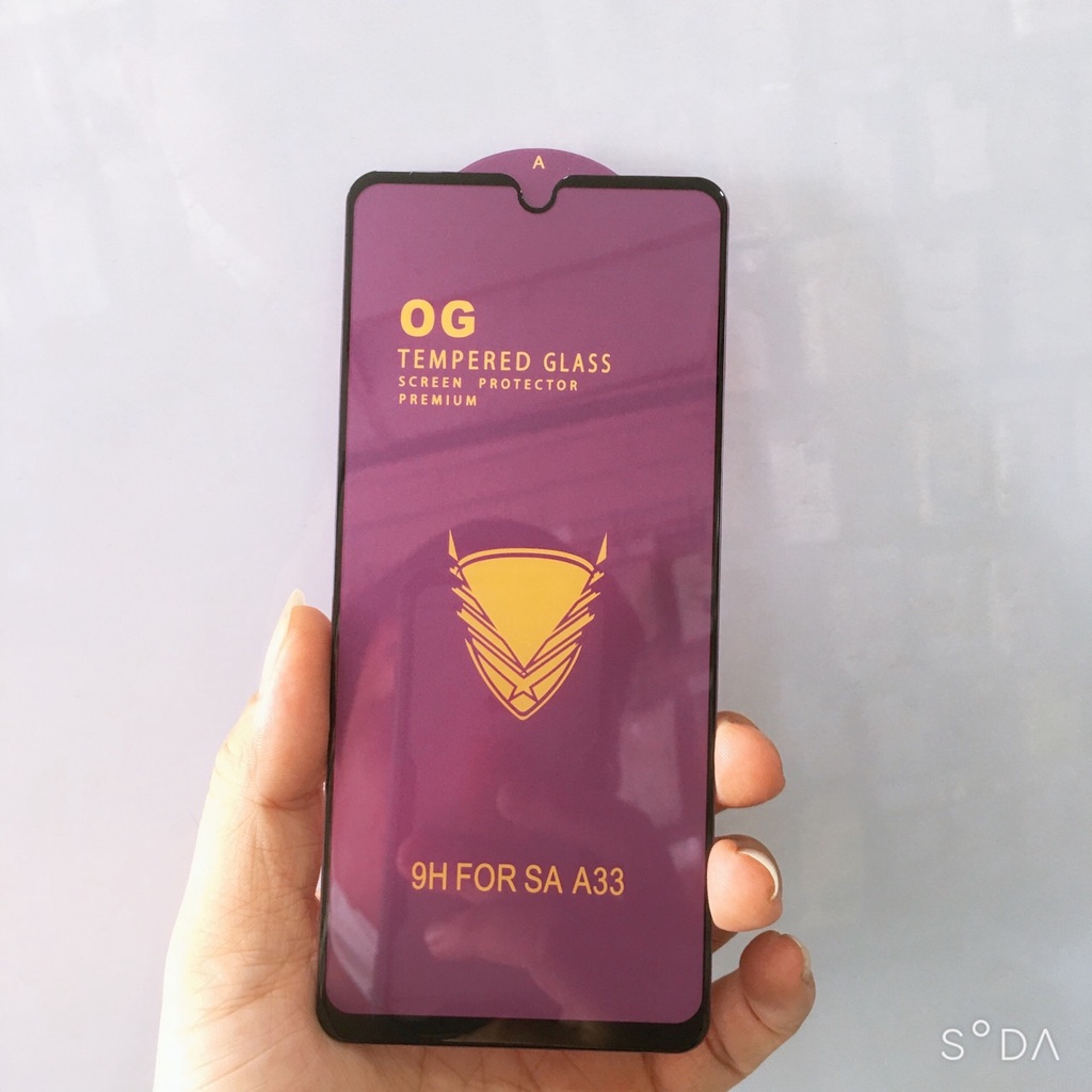 Kính cường lực Samsung A33 5g full màn hình OG cao cấp, hàng chuẫn, đẹp
