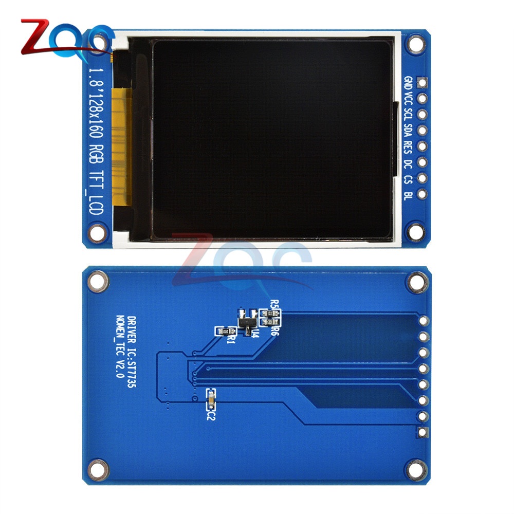 Mô Đun Màn Hình Lcd Tft 1.8 "Inch 128x160 Spi St7735S 3.3v Cho Arduino