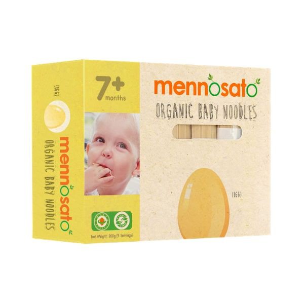 Mì Rau Củ Hữu Cơ Cho Bé Vị Trứng MenNoSato 200g - Xuất xứ Malaysia