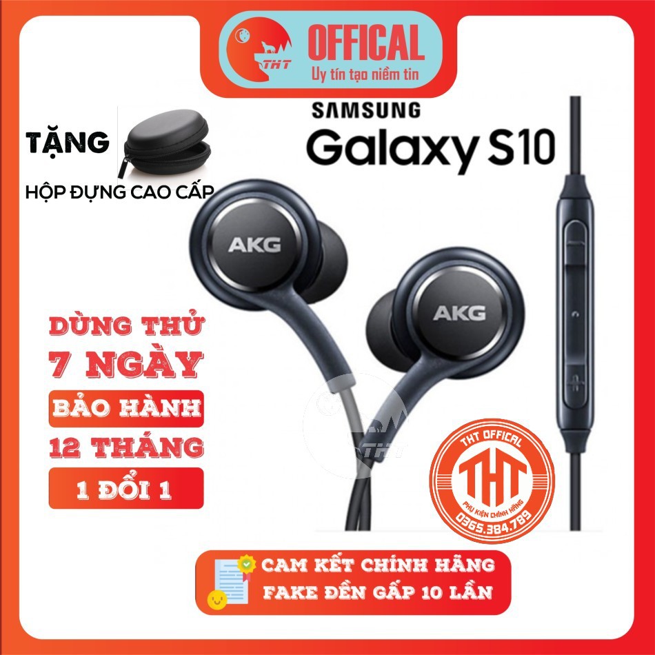 Tai nghe AKG  Galaxy S10 - S10 Plus - S105G - S10e Cam Kết chính hãng Bảo Hành 1 Đổi 1 12 Tháng.