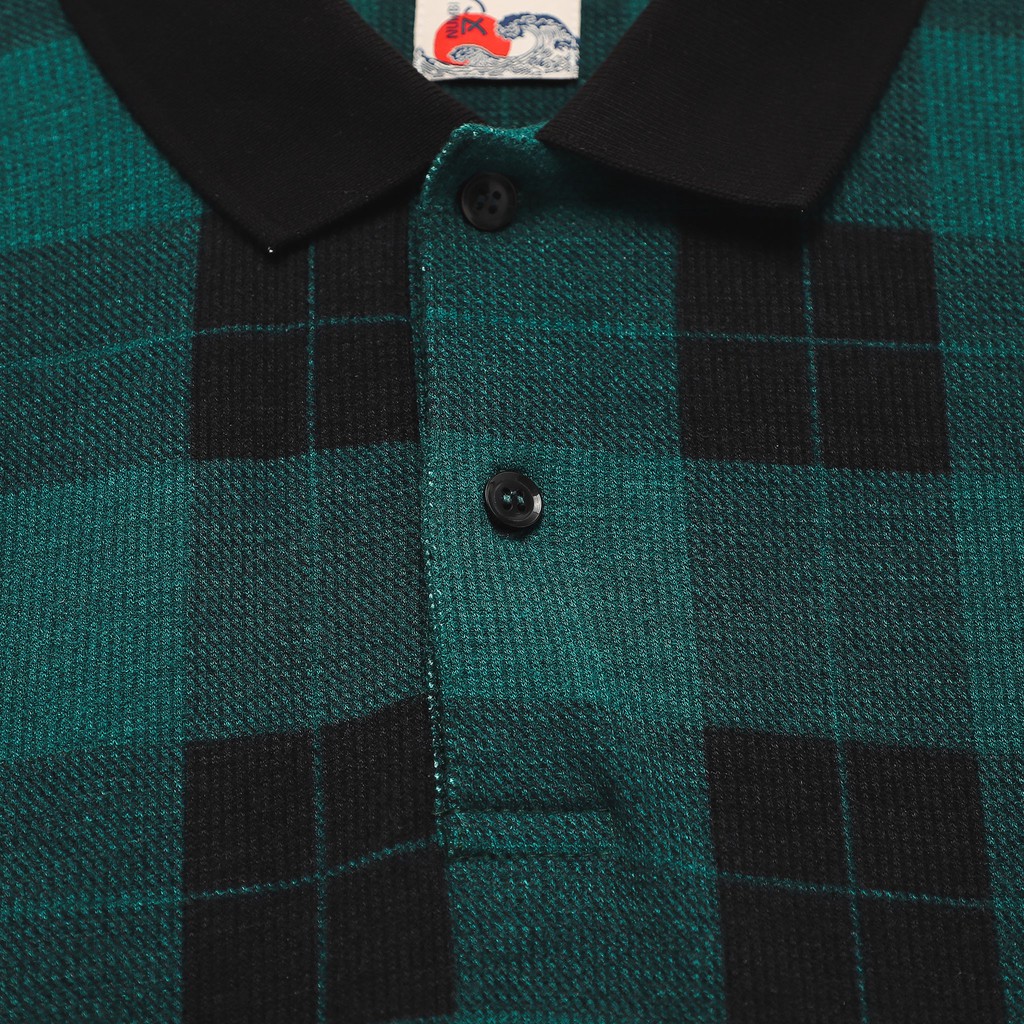 Áo Thun Polo Nam Có Cổ Kẻ Caro Xin Xanh Đen Tay Ngắn Vải Cotton Len Cap Cấp NUMBI PL002554 SOMEHOW | BigBuy360 - bigbuy360.vn