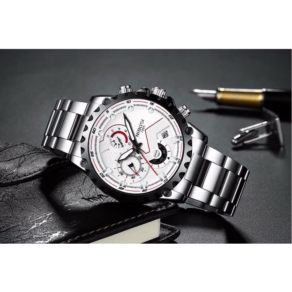 Đồng hồ Nam Nibosi 1985 ⚡FREESHIP⚡ FullBox, có 4 màu | BigBuy360 - bigbuy360.vn
