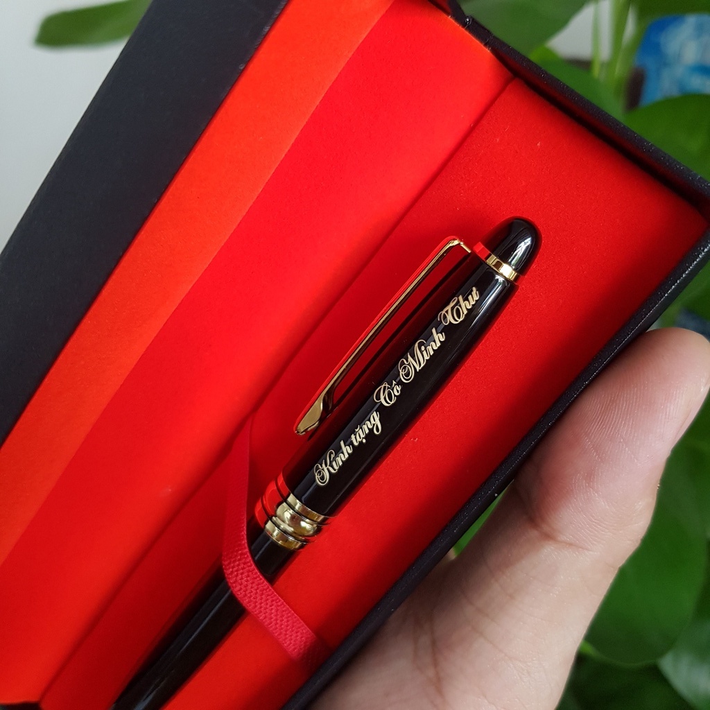 BÚT KHẮC TÊN  làm Quà tặng  Thầy cô, bạn bè...Tặng kèm hộp đựng