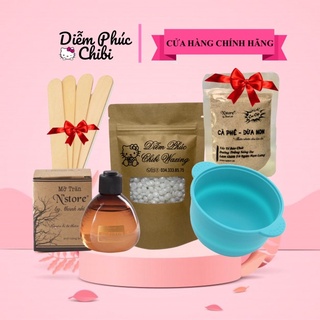 Combo triệt lông sáp wax cao cấp mỡ trăn n’store và chén silicon