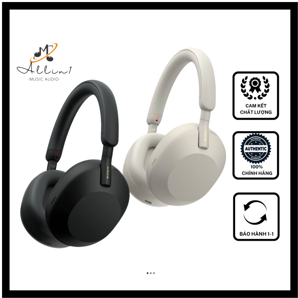 Tai Nghe Bluetooth SONY WH-1000XM5 - Đỉnh Cao Chống Ồn Giá Rẻ - Pin 40H