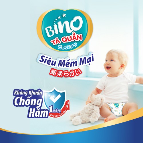 [Mã BMBAU50 giảm 7% đơn 99K] Tã quần Bino M22 công nghệ Nhật Bản kháng khuẩn