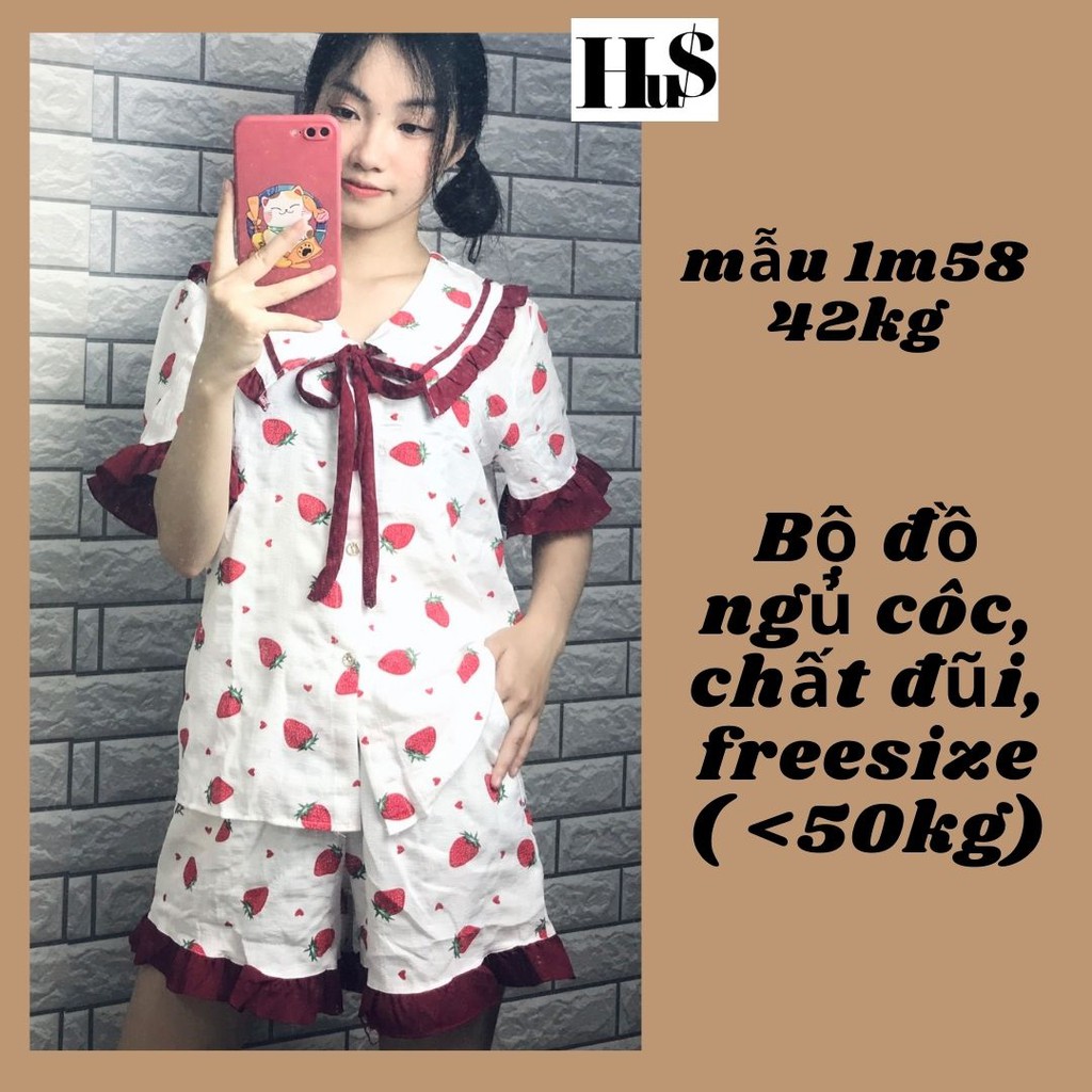 Bộ Đồ Ngủ Pijama Nữ Mặc Ở Nhà Dễ Thương