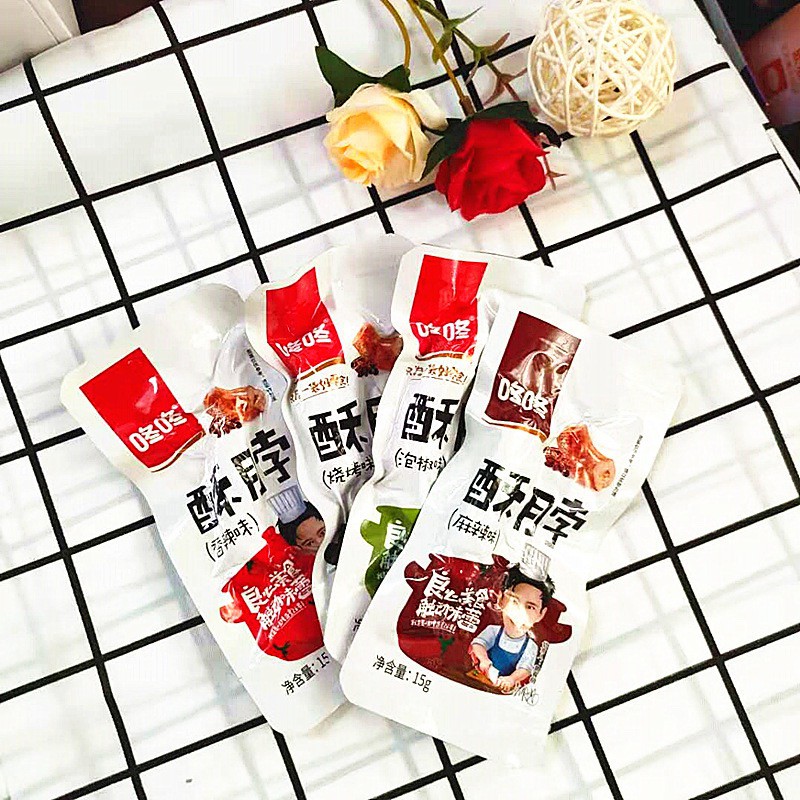 [HÀ NỘI] 1 Gói Cổ Vịt Cay Hồ Nam - Cổ Vịt 15g Ăn Vặt Trung Quốc