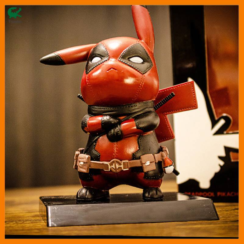 Mô Hình Đồ Chơi Nhân Vật Deadpool Pikachu Hoạt Hình Bằng Pvc