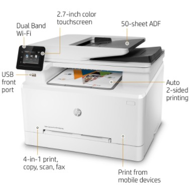 Máy in HP M281fdw - In laser màu 2 mặt , Scan, Copy, Fax, Wifi