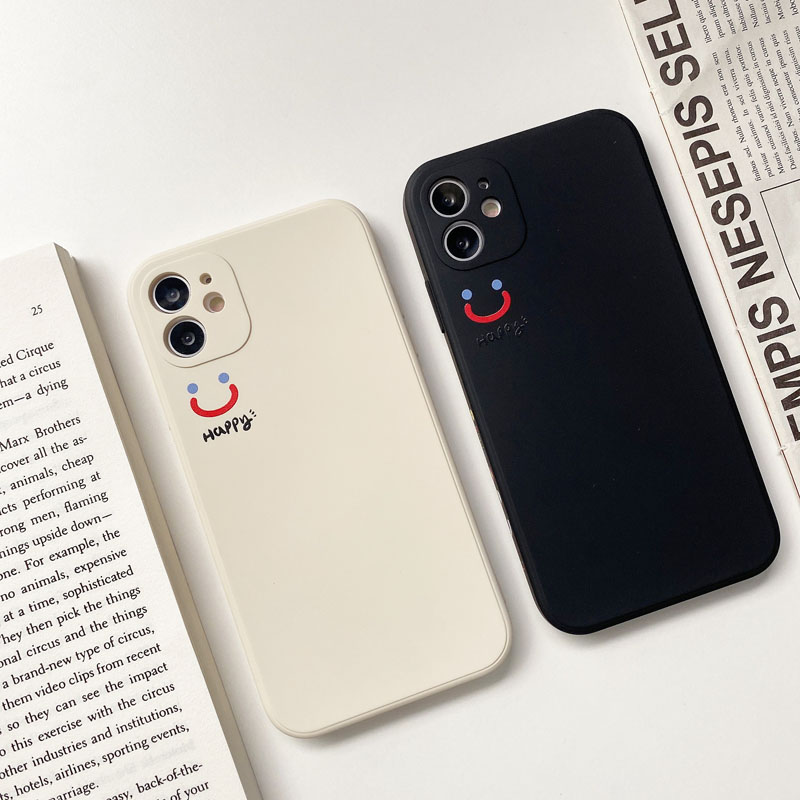 Ốp Điện Thoại Silicon Họa Tiết Mặt Cười Thời Trang Cho Iphone 12 / 12 Pro Max / 11 / X / Xs Max / Xr / 7 / 8 Plus | BigBuy360 - bigbuy360.vn