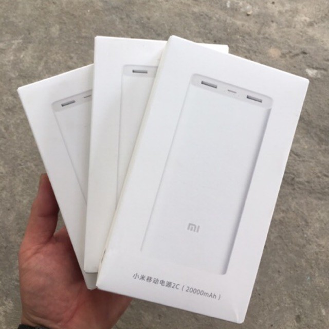 Sạc dự phòng xiaomi 20000mah gen 2c Chính hãng đủ dung lượng