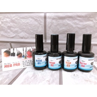 Set 4 chai bột nhúng làm móng tay chân dipping
