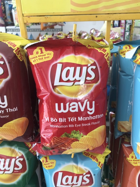 Combo 10 gói Snack Khoai tây Lay’s vị ngẫu nhiên