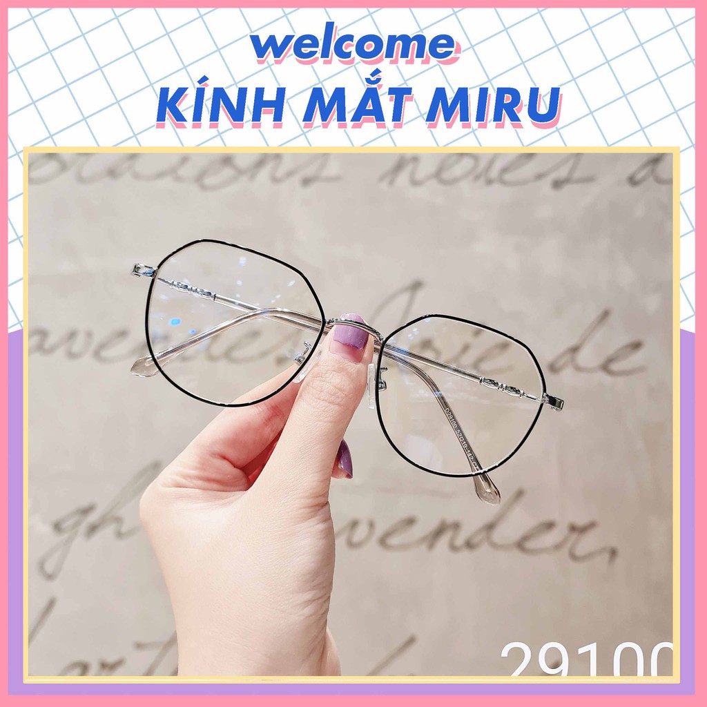 Gọng kính cận nam nữ vuông đẹp MIRU thời trang hàn quốc đeo giả cận chống ánh sáng xanh - 29100 | BigBuy360 - bigbuy360.vn