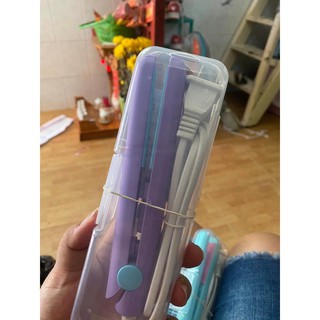 Máy duỗi - bấm tóc mini (random màu)