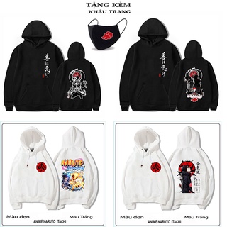 Áo naruto - bst áo khoác áo hoodie hình itachi uchiha, sasuke , naruto anime kèm quà tặng 💖