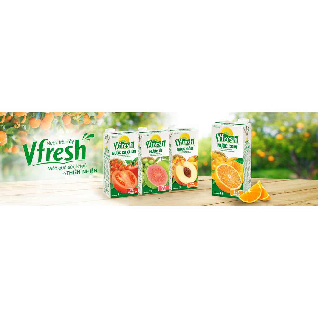 Nước cam ép VFresh Hộp 1L [up]