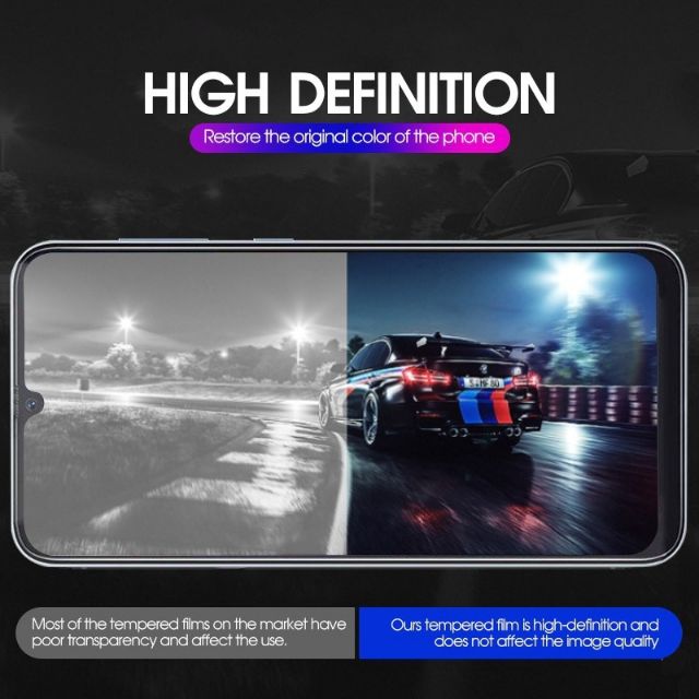 Kính cường lực bảo vệ toàn phần cho Vivo Y11 Y12 Y15 Y17 Y19 Y20 Y31 Y72 Y91 95 Y15 Y33 Y21