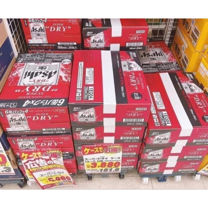 Bia ASAHI Super Dry thùng 24 lon- Nhật