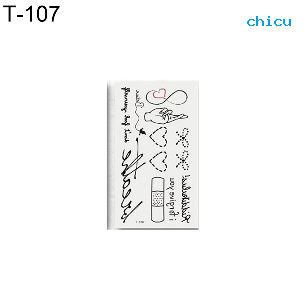 [Hàng mới về] Hình xăm dán tạm thời họa tiết cánh bướm nghệ thuật