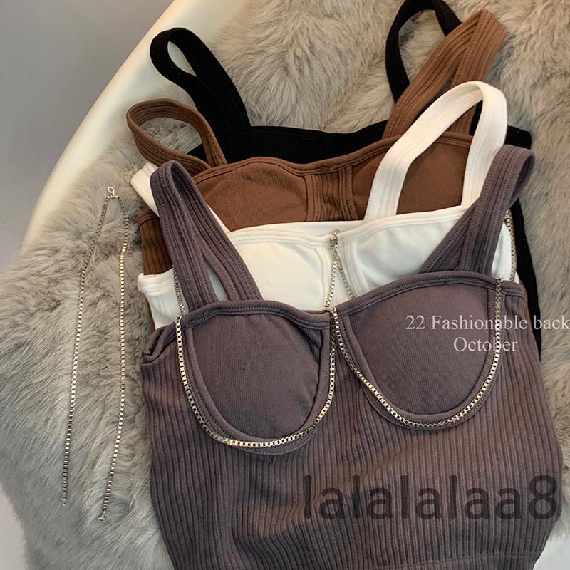 Áo Không Tay Đệm Mút Màu Trơn Cho Nữ Laa8-YS-YS