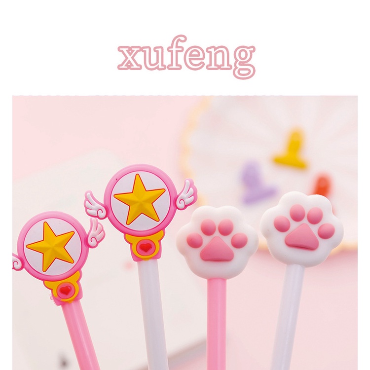 Bút Gel Mực Đen Kiểu Dáng Hoạt Hình Sáng Tạo