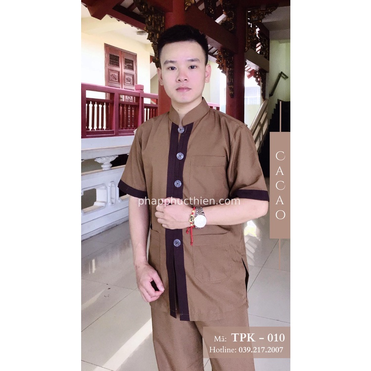 Bộ Đi Chùa Nam Trẻ Trung, Tụ Phối Kate Loại I "Cacao"