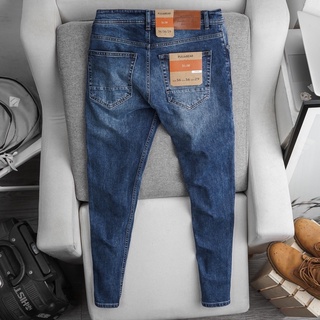 Quần Jean Nam Pullbear dư xịn onweb(form slimfit,chất vải co giãn,ống quần 15-18cm)
