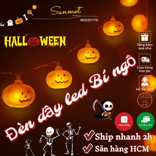 【Sẳn Hàng】Đèn LED Trang Trí Chủ Đề Halloween Mẫu HOT 2021 Dài 3m 20 Đèn Trang Trí Lớp Học Nhà Hàng Quán Cafe Khách Sạn