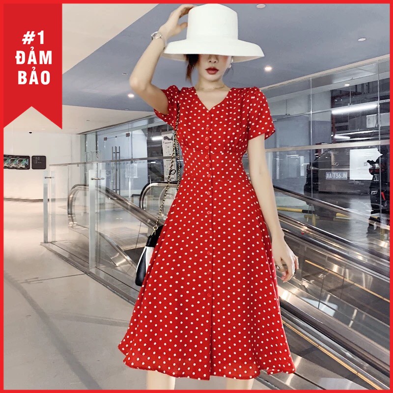 Váy công sở nữ cao cấp dáng dài chất mịn mát Thời Trang Emy B290