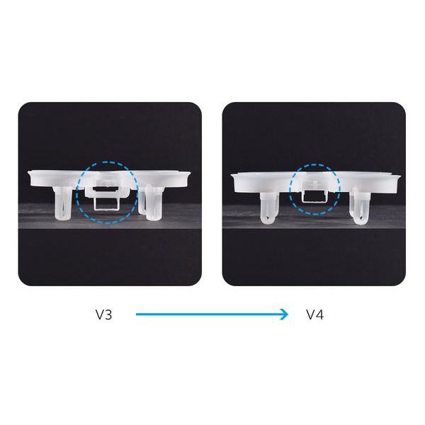 Beta 65S Clear Plastic Frame V4 | Orange | Nhập khẩu