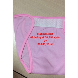 Set 10 tã vải dán cho bé ( sơ sinh-<6kg)